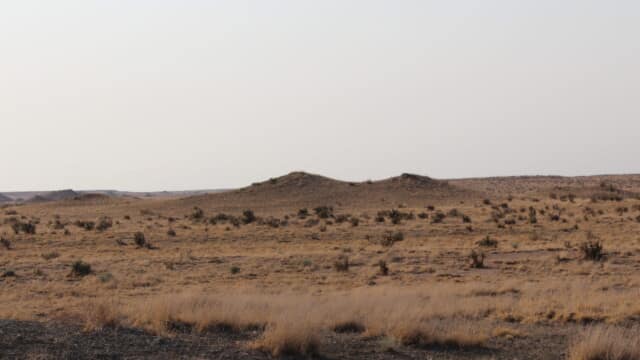Tepee Buttes in the distance