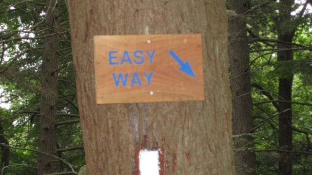 No blue blazing for me