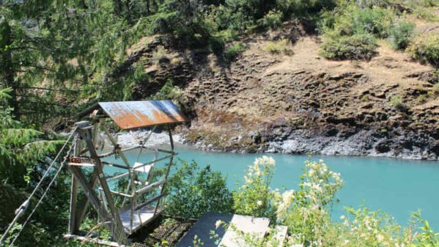 Elwha River - ice cold glacial meltwater