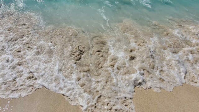 Erosion via wave action