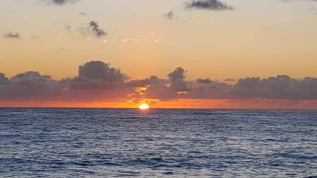 There were so many beautiful sunrises!